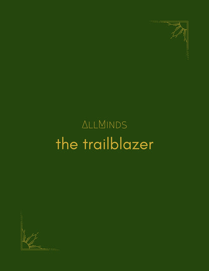 The Trailblazer- Your Mental Health Companion Book